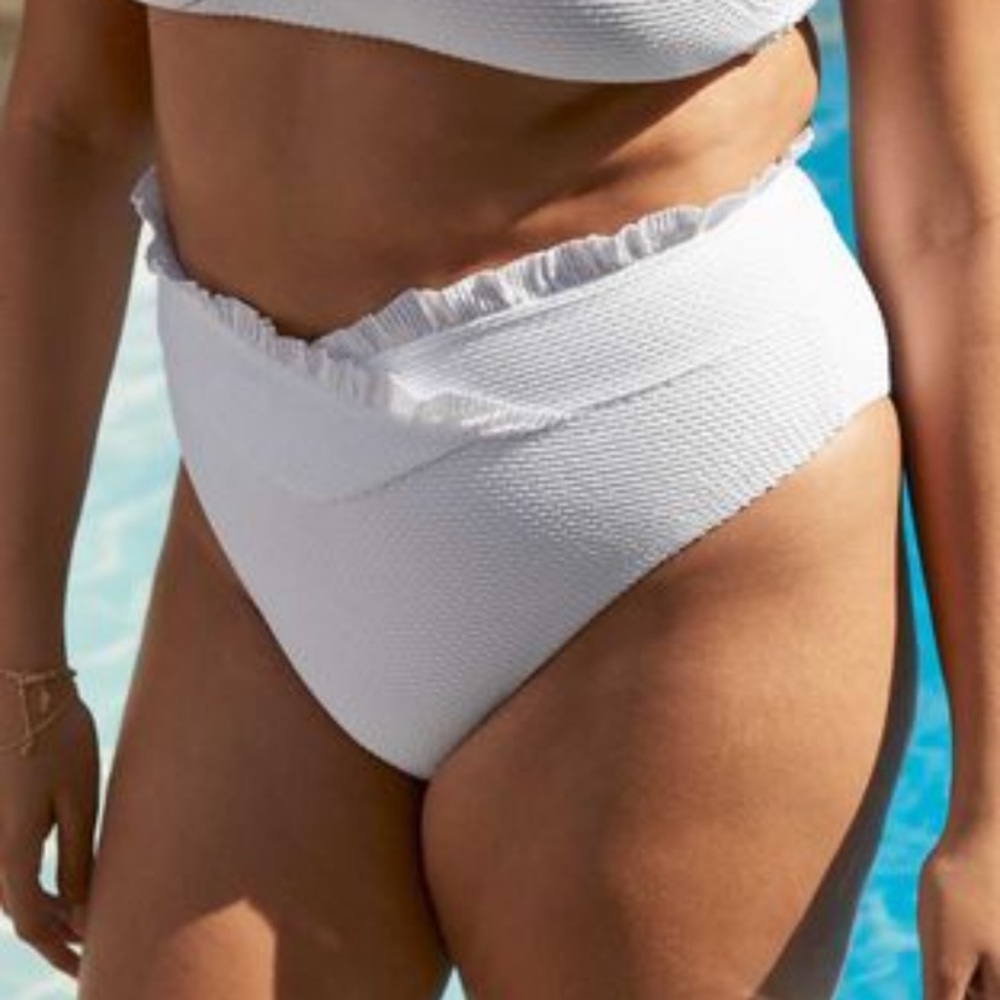 Aerie high rise cheeky bikini bottoms